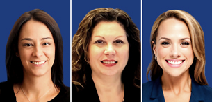 From left to right: Allison Caffarone, Denise Marzano-Doty, and Cara Dagostino.